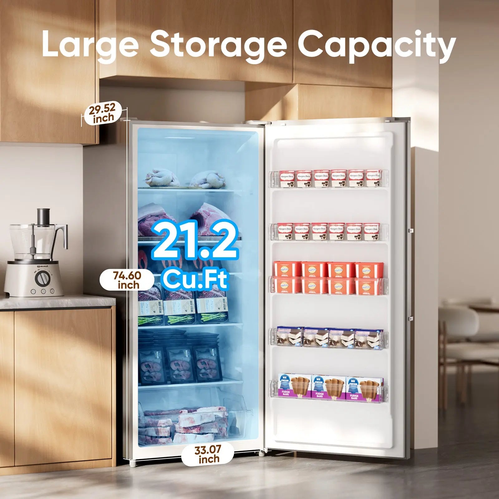 21.2 Cu.Ft. Upright Freezer UF212 Upstreman