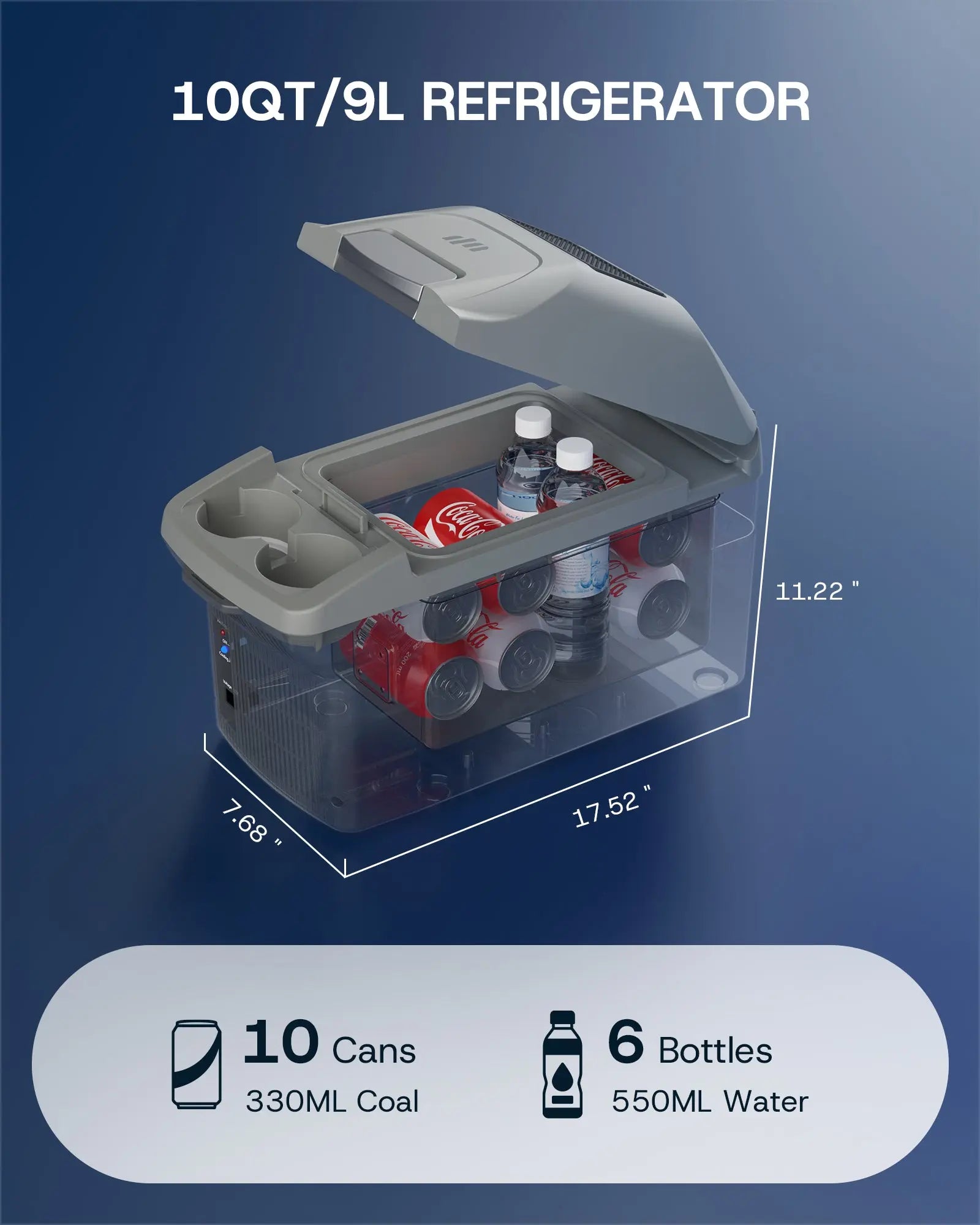 10 QT Car Fridge AR09 Upstreman
