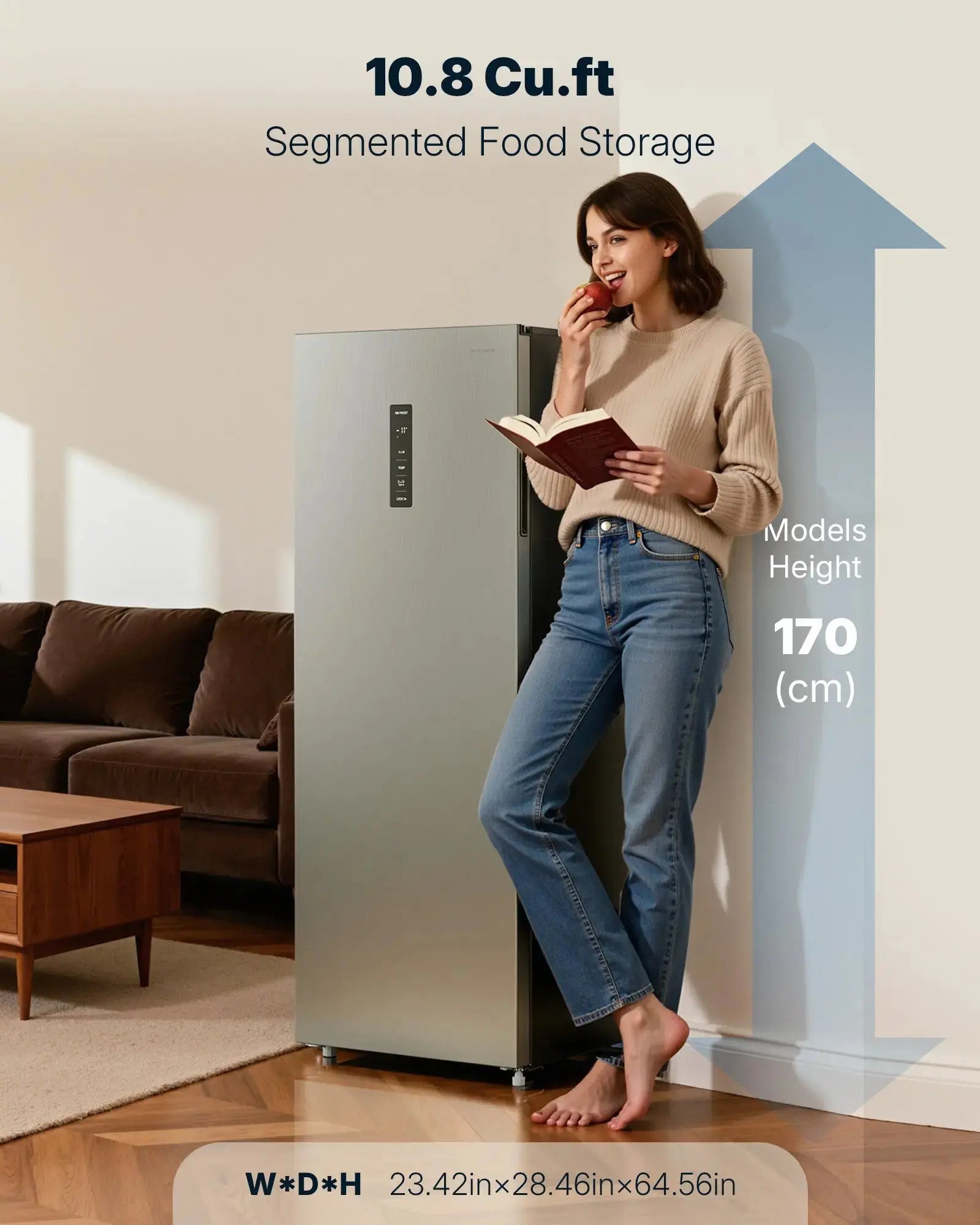 10.8 Cu.Ft. Upright Freezer UP11 - Upstreman