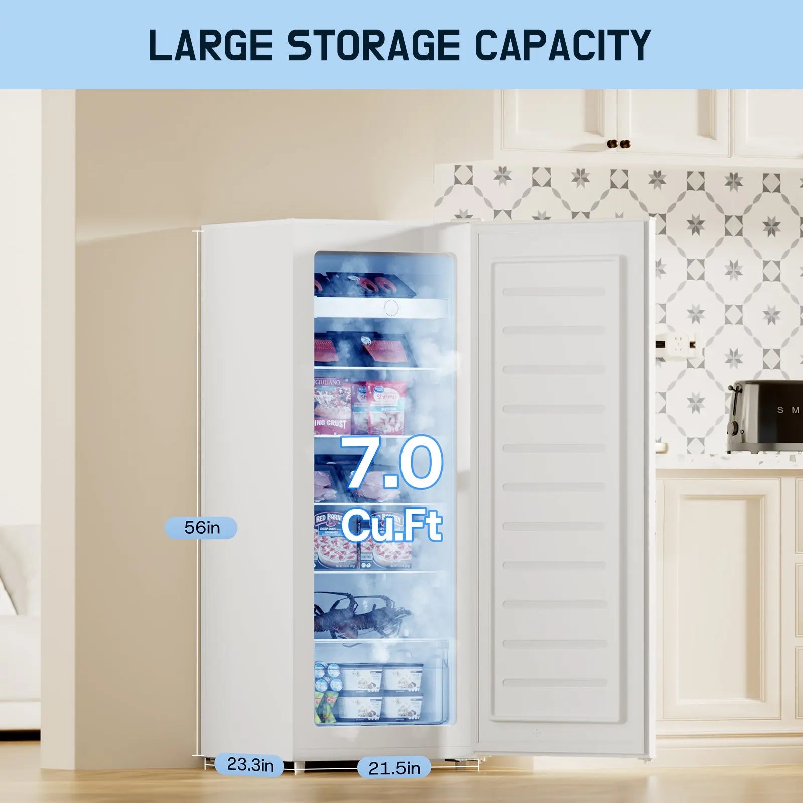 7.0 Cu.Ft. Upright Freezer UP70 Upstreman