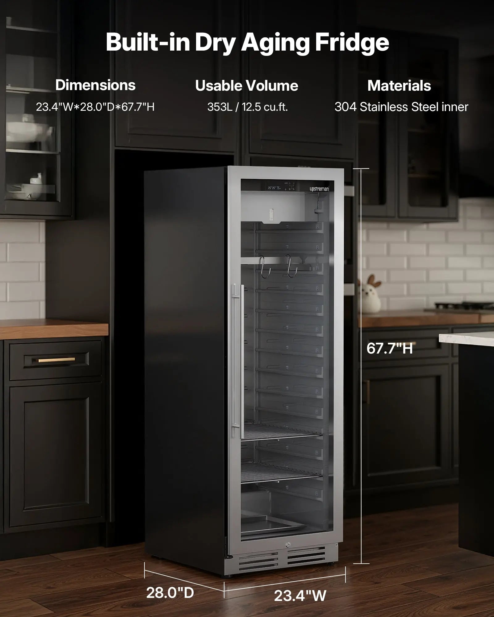 353L Dry Aging Fridge DA125 - Upstreman