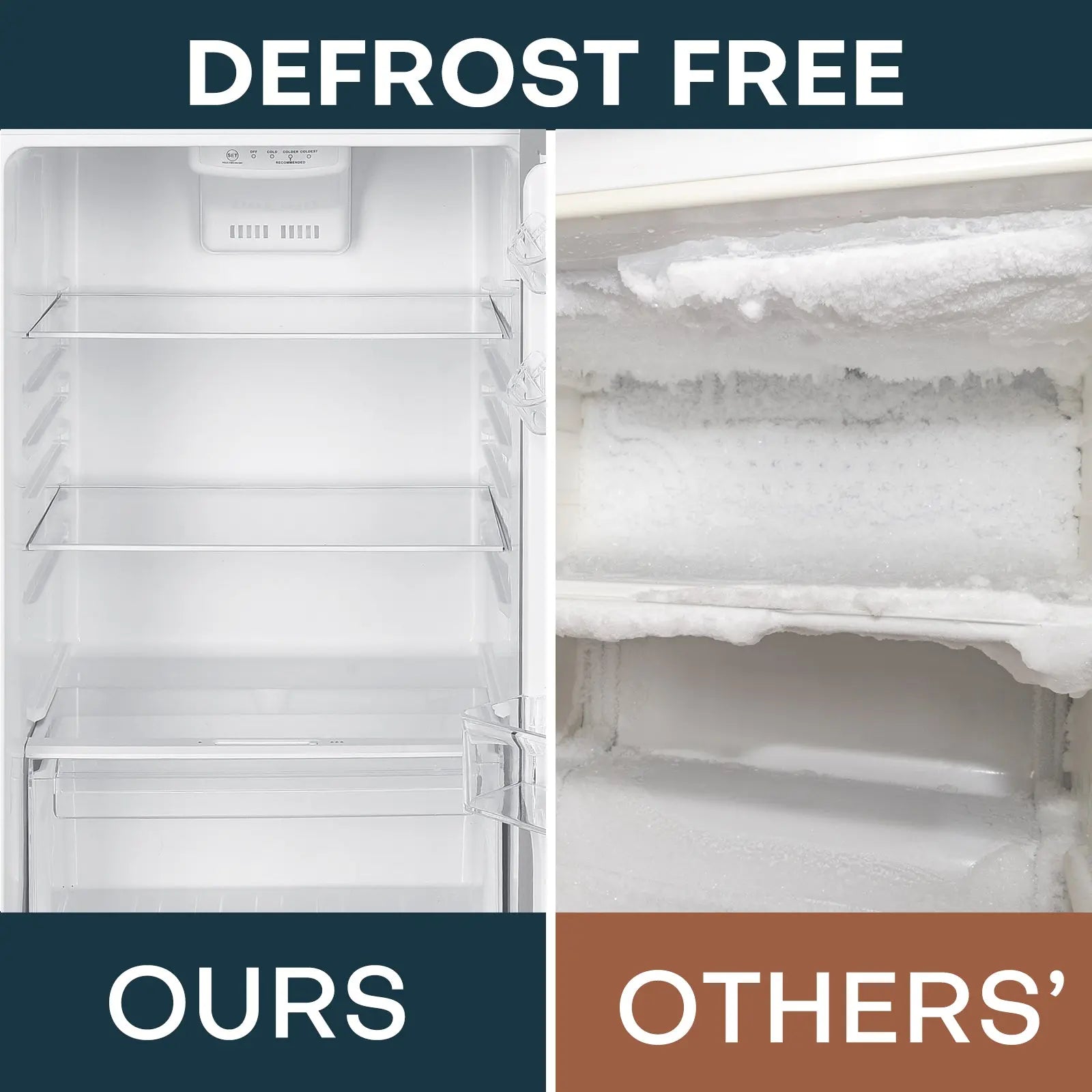 11.6 Cu.Ft. Top-Freezer Refrigerator BD116 Upstreman