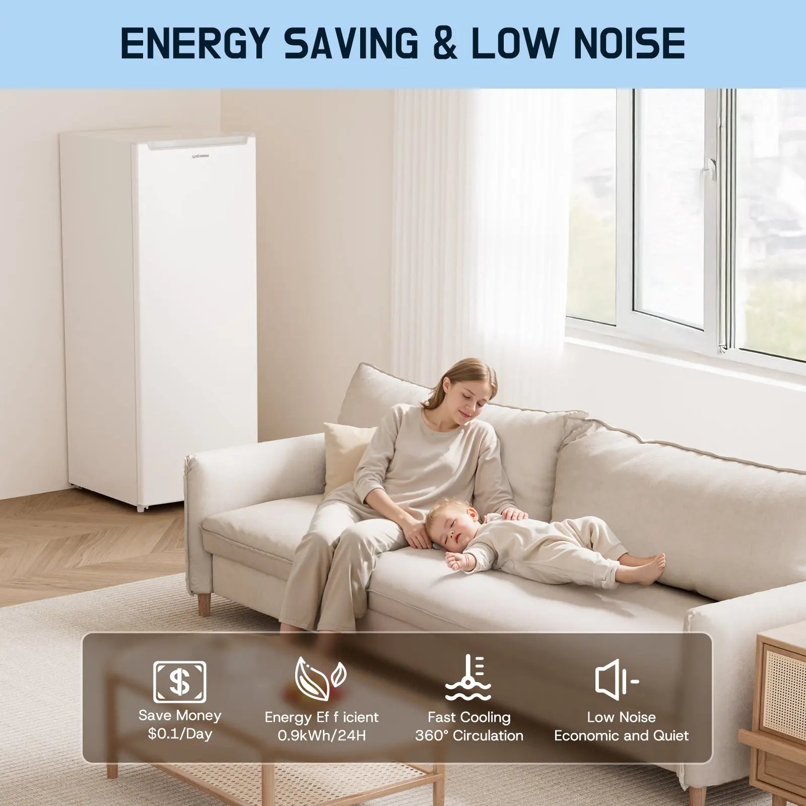 7.0 Cu.Ft. Upright Freezer UP70 Upstreman