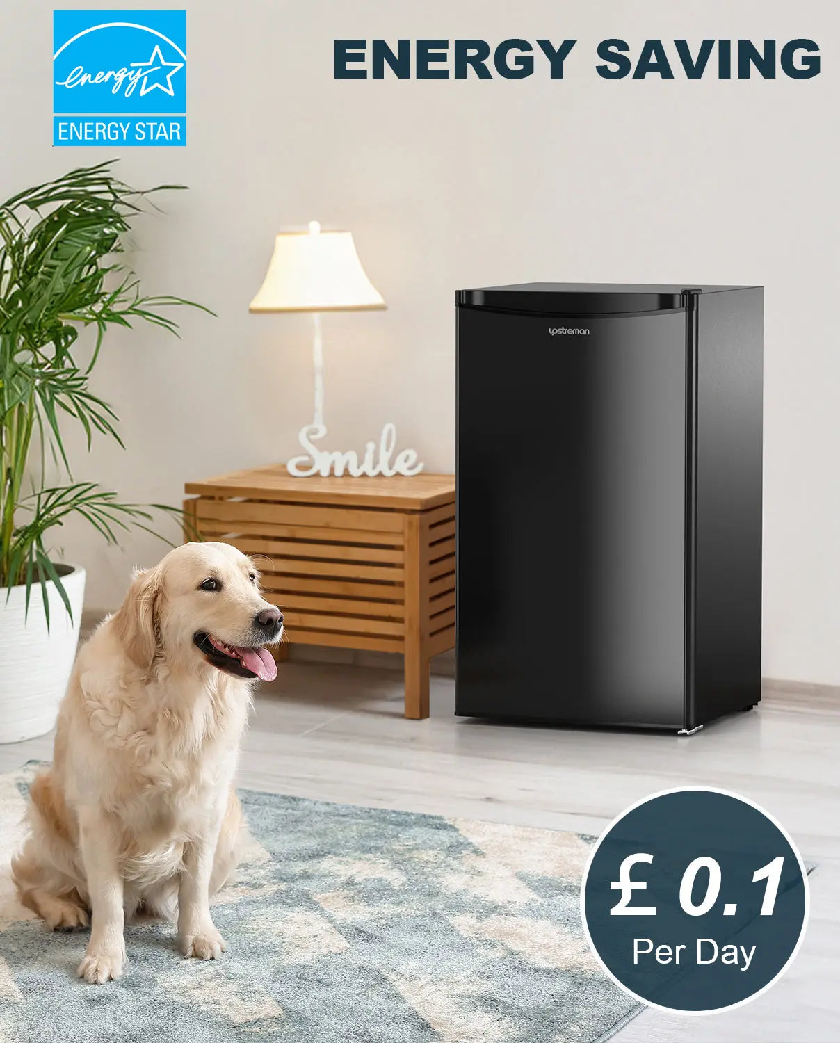 3.2 Cu.Ft Mini Fridge BR321 Upstreman