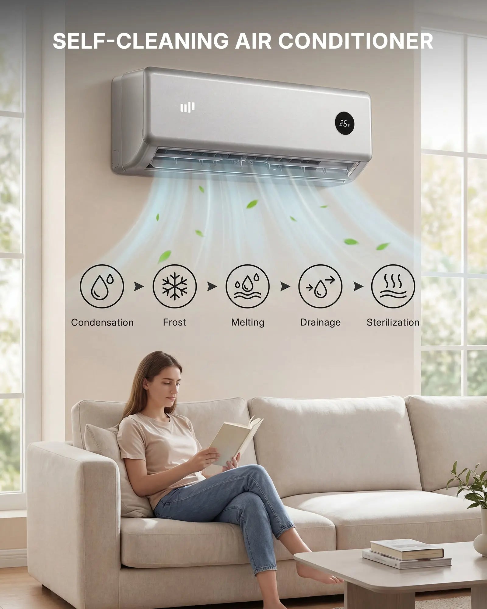 12000 BTU Mini Split Air Conditioner UI12-PRO - Upstreman