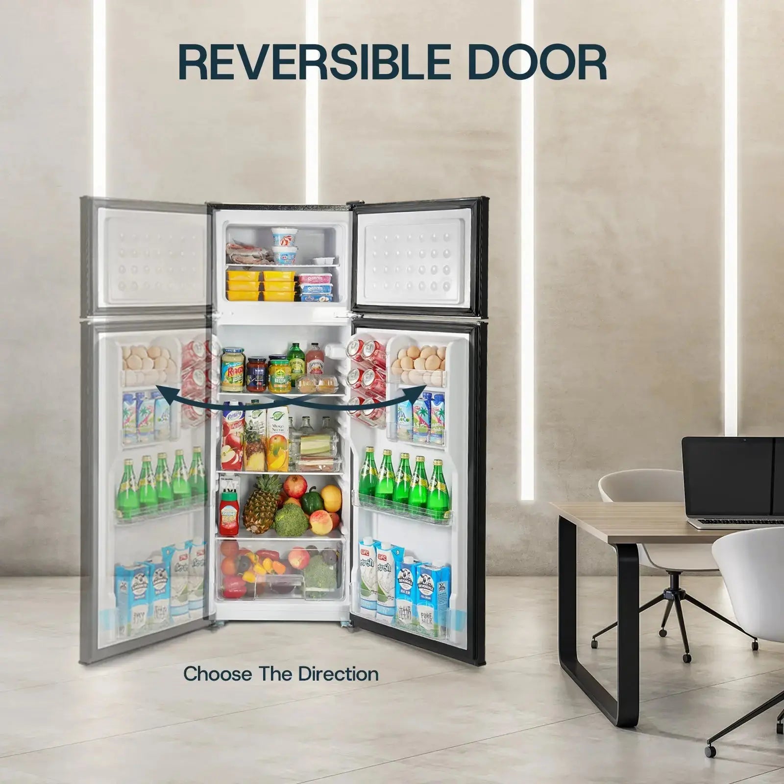 7.7 Cu.Ft. Top-Freezer Refrigerator BD75 Upstreman