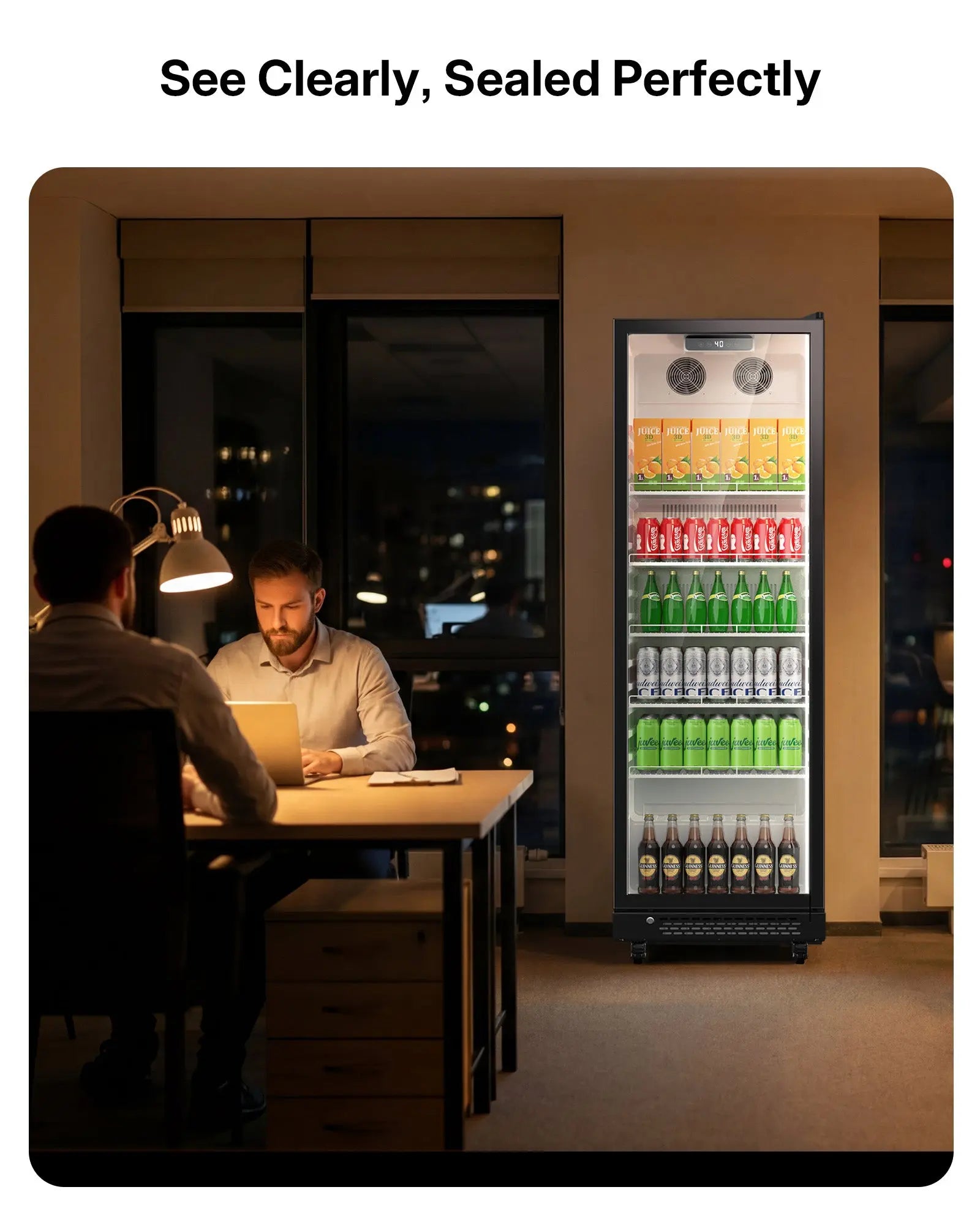 12.1 Cu.Ft Commercial Beverage Refrigerator D121 - Upstreman