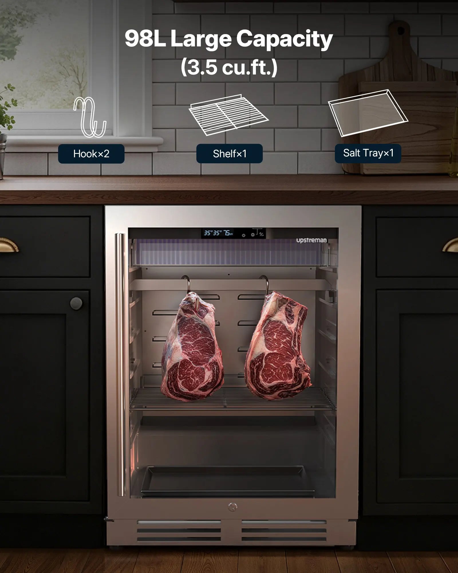 98L Dry Aging Fridge DA35 - Upstreman