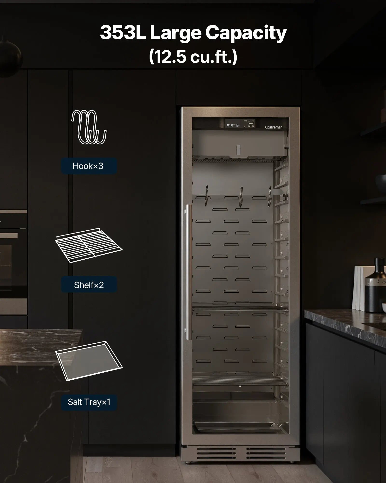 353L Dry Aging Fridge DA125 - Upstreman