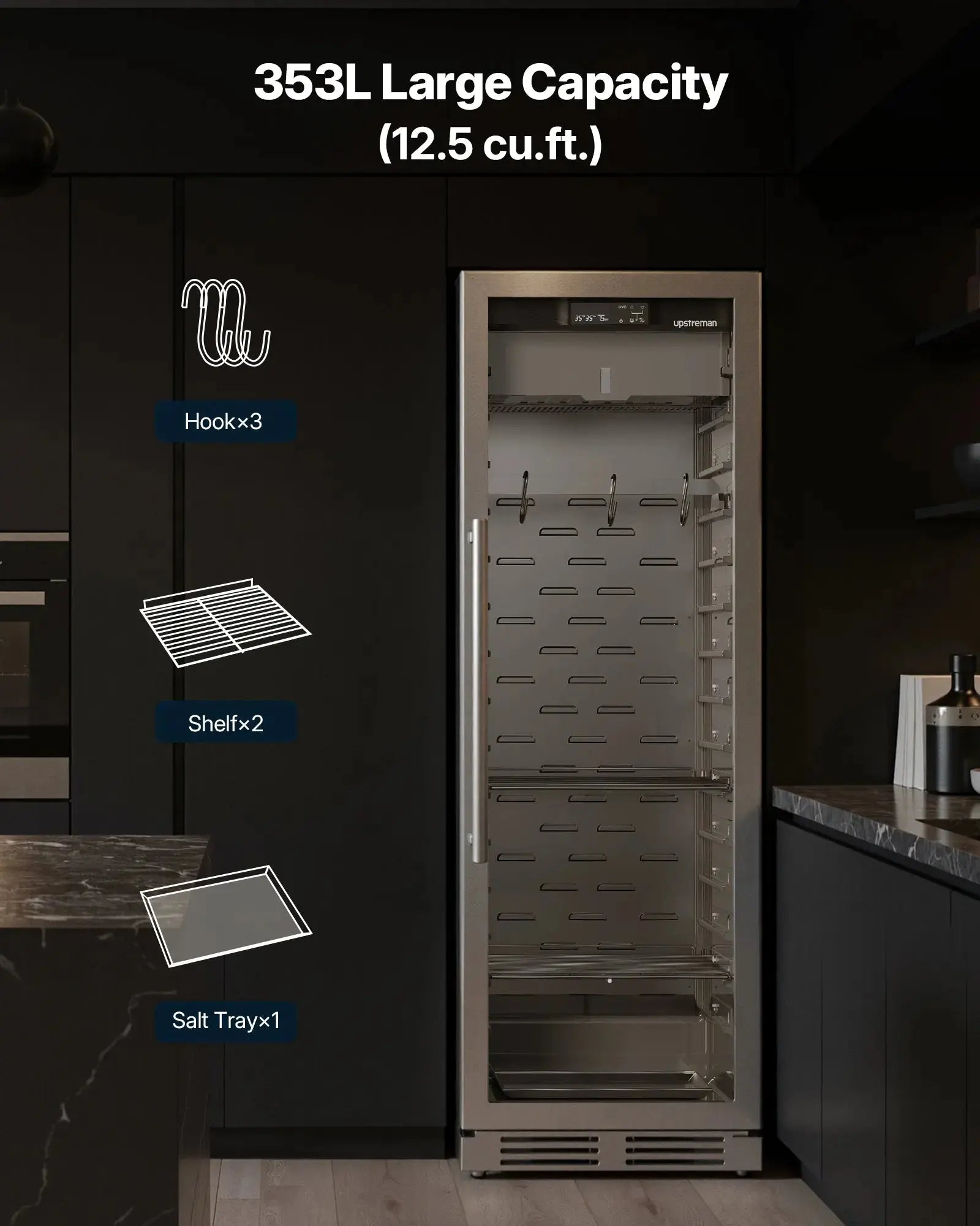 353L Dry Aging Fridge DA125 - Upstreman