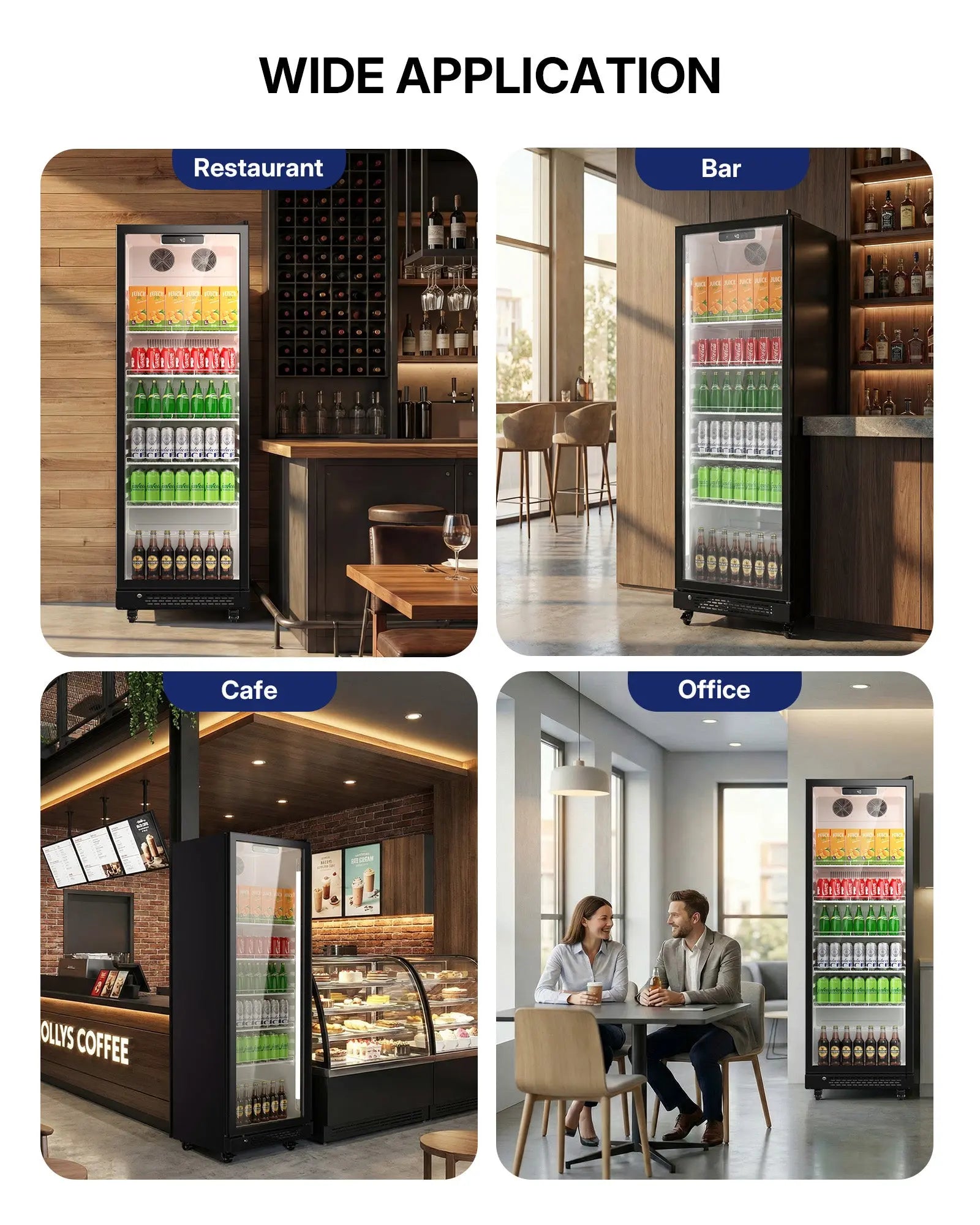 12.1 Cu.Ft Commercial Beverage Refrigerator D121 - Upstreman