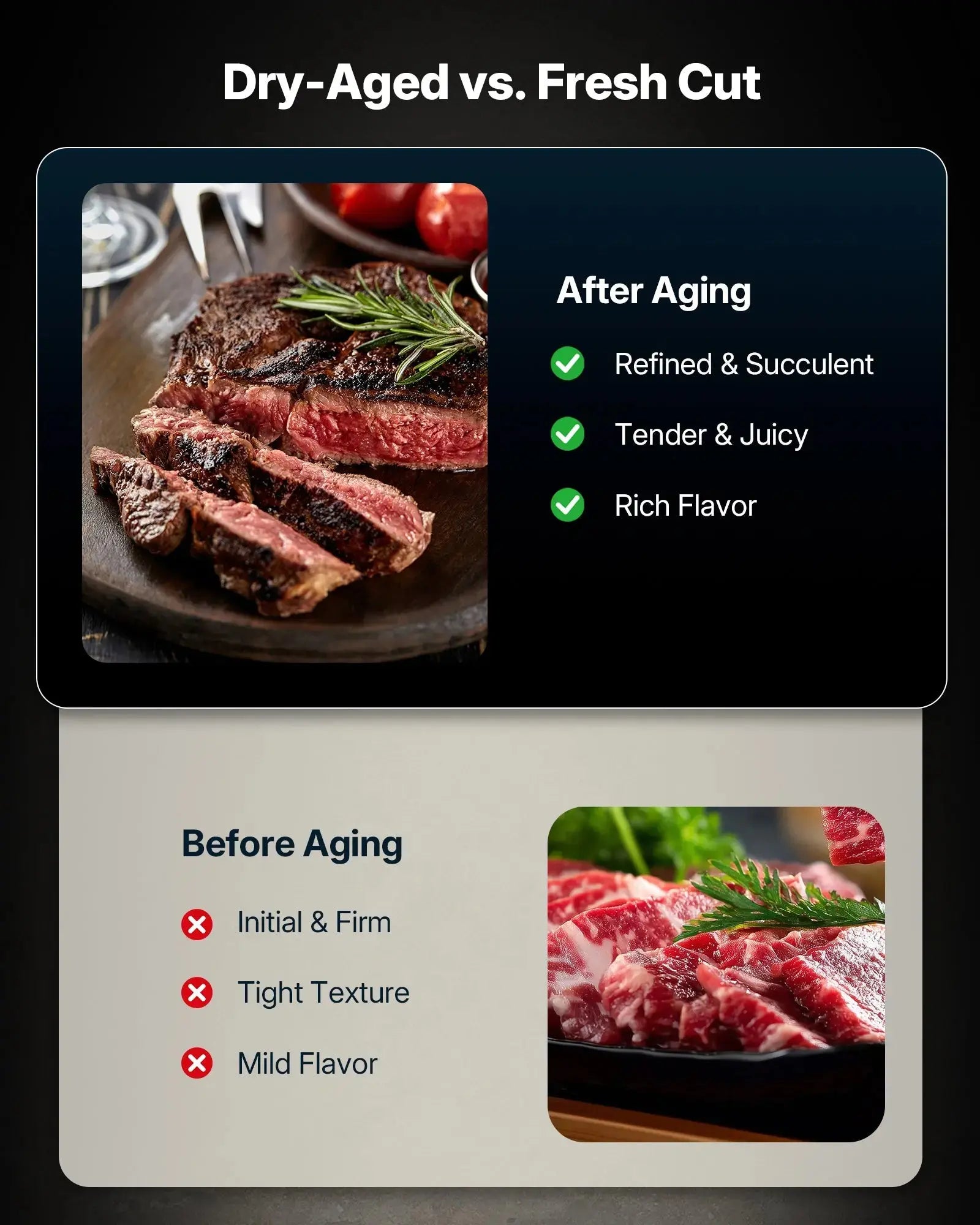 353L Dry Aging Fridge DA125 - Upstreman