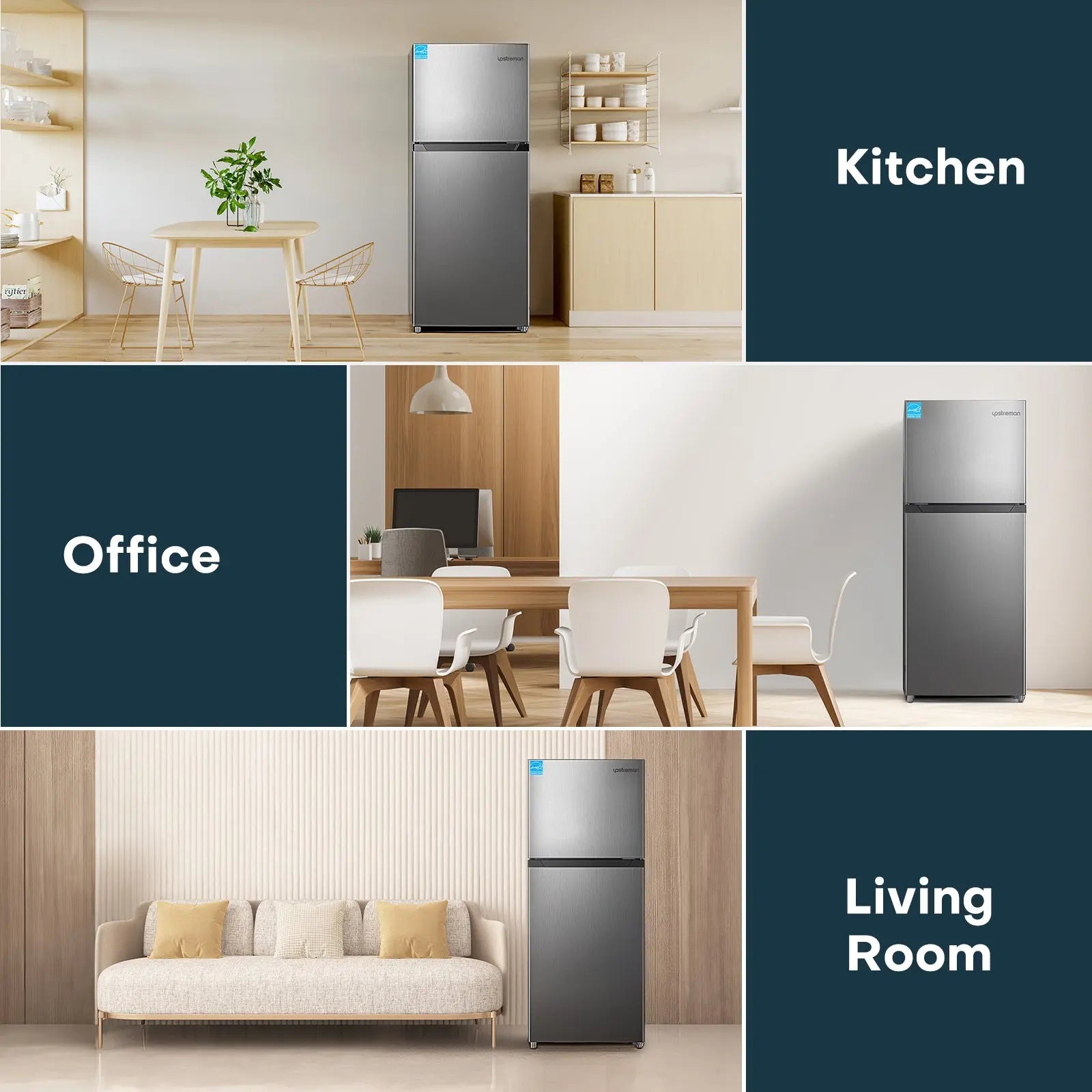 11.6 Cu.Ft. Top-Freezer Refrigerator BD116 Upstreman