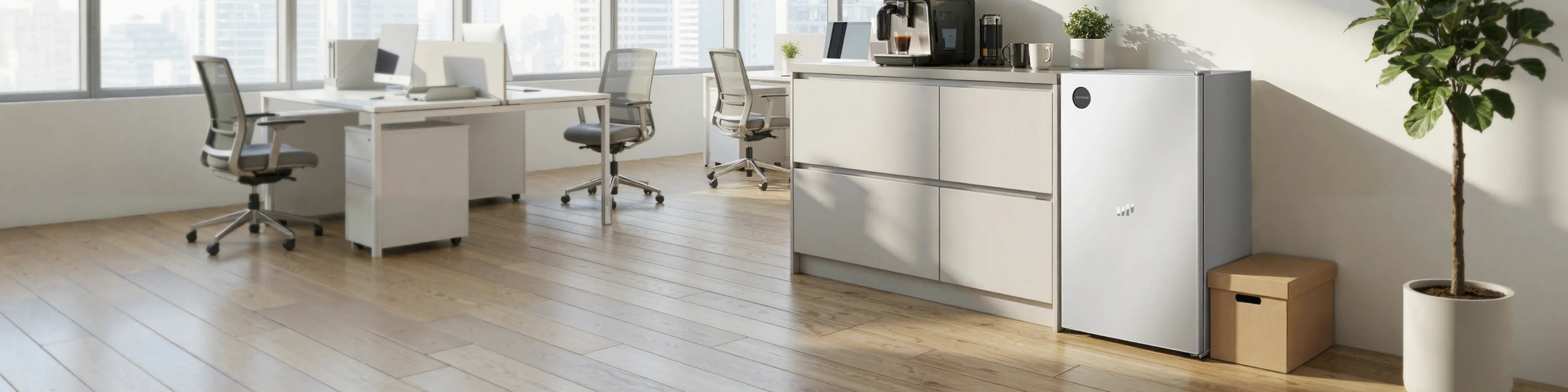 Upstreman 4.0 Cu.Ft. Mini Fridge with Freezer, Dorm Essentials, Double Door Small Refrigerator for Office, Dorm, Bedroom, Adjustable Thermostat, Large Capacity, Black-BR401 on Fridge.com