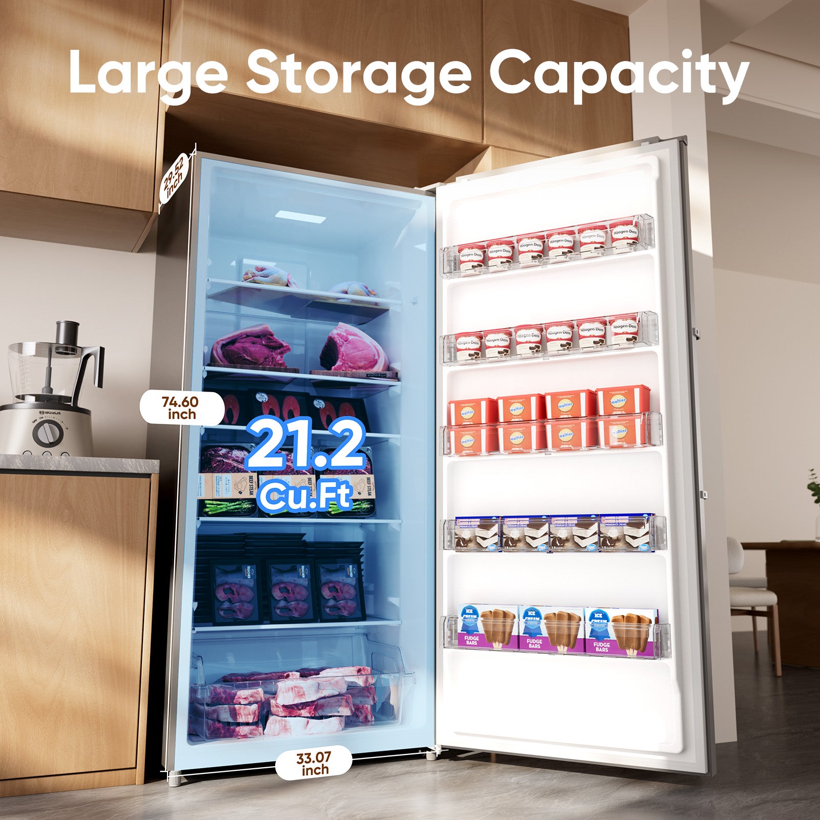 Large Capacity to Meet Family Needs