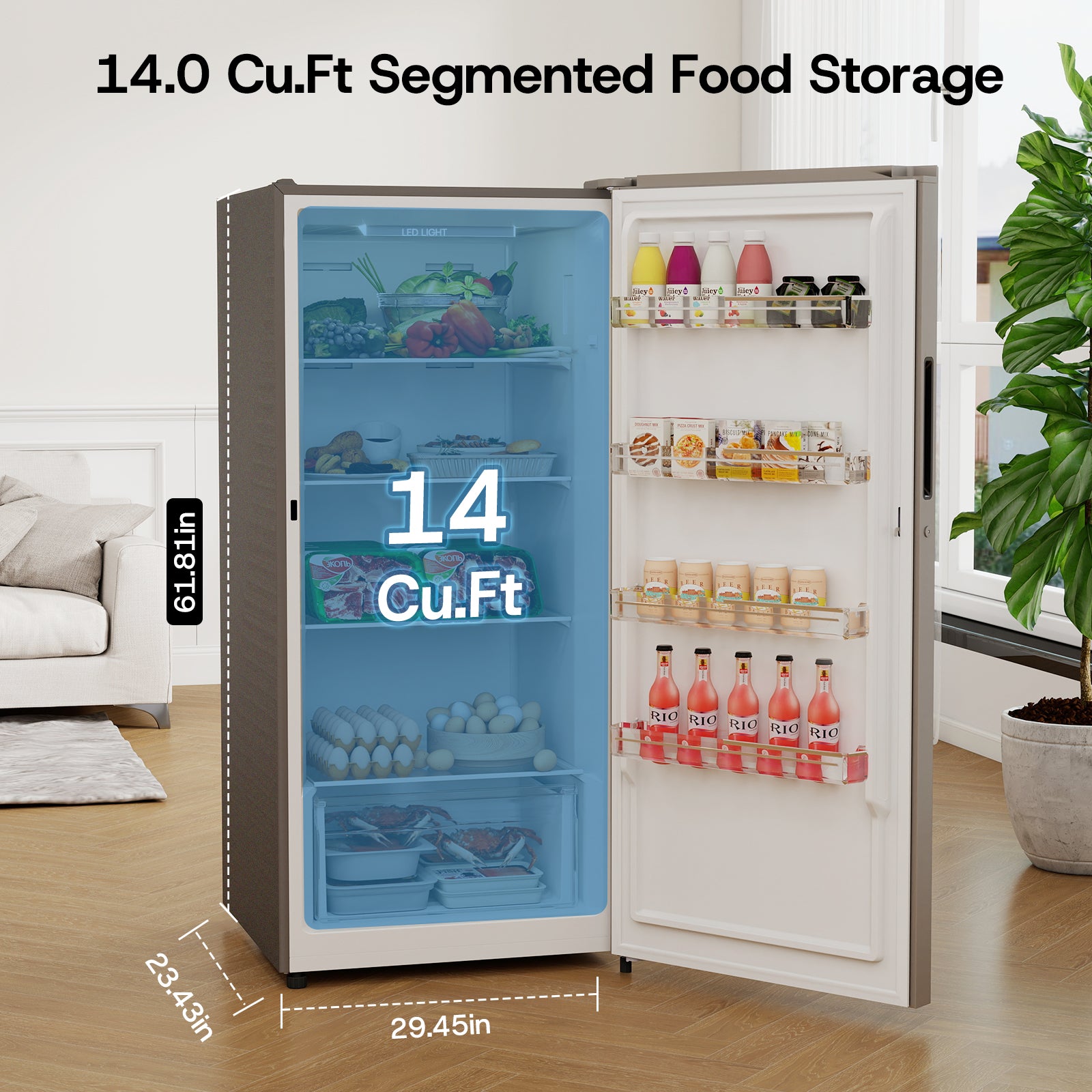 14.0 Cu.Ft. Upright Freezer UF14