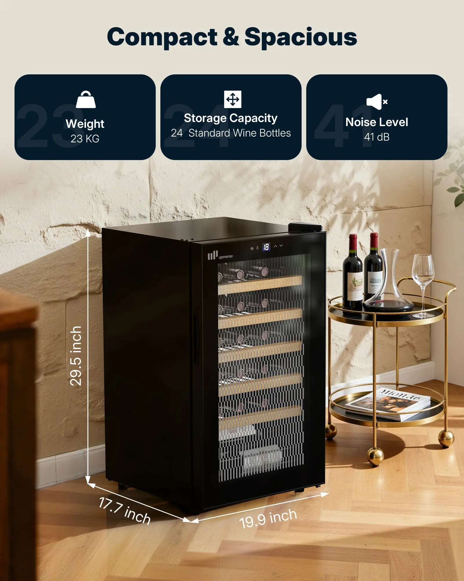 24 Bottle Wine Fridge W24