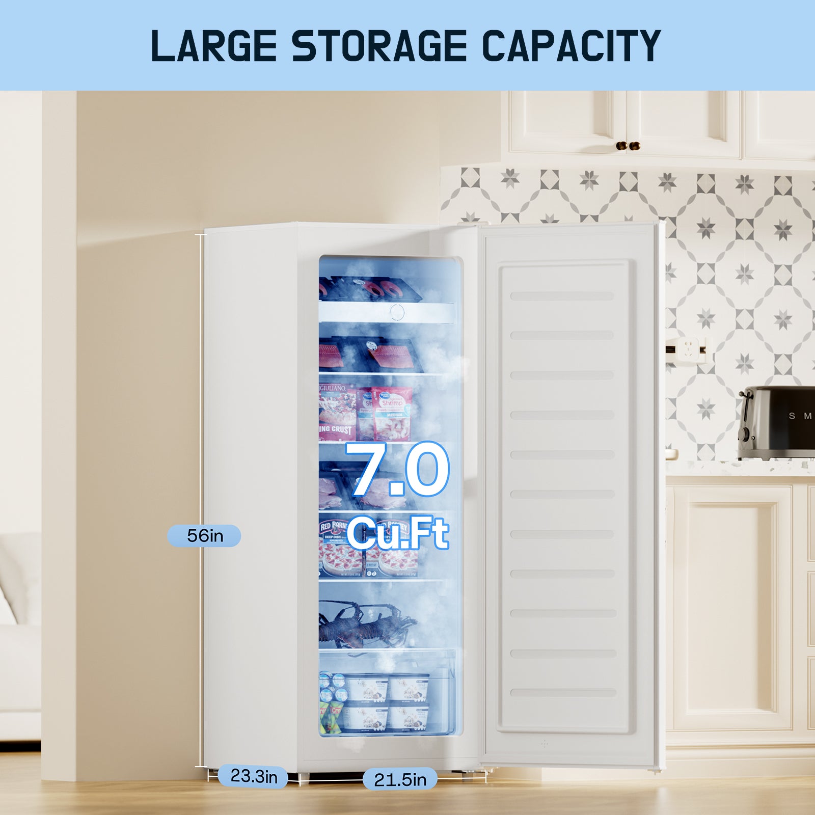 7.0 Cu.Ft. Upright Freezer UP70