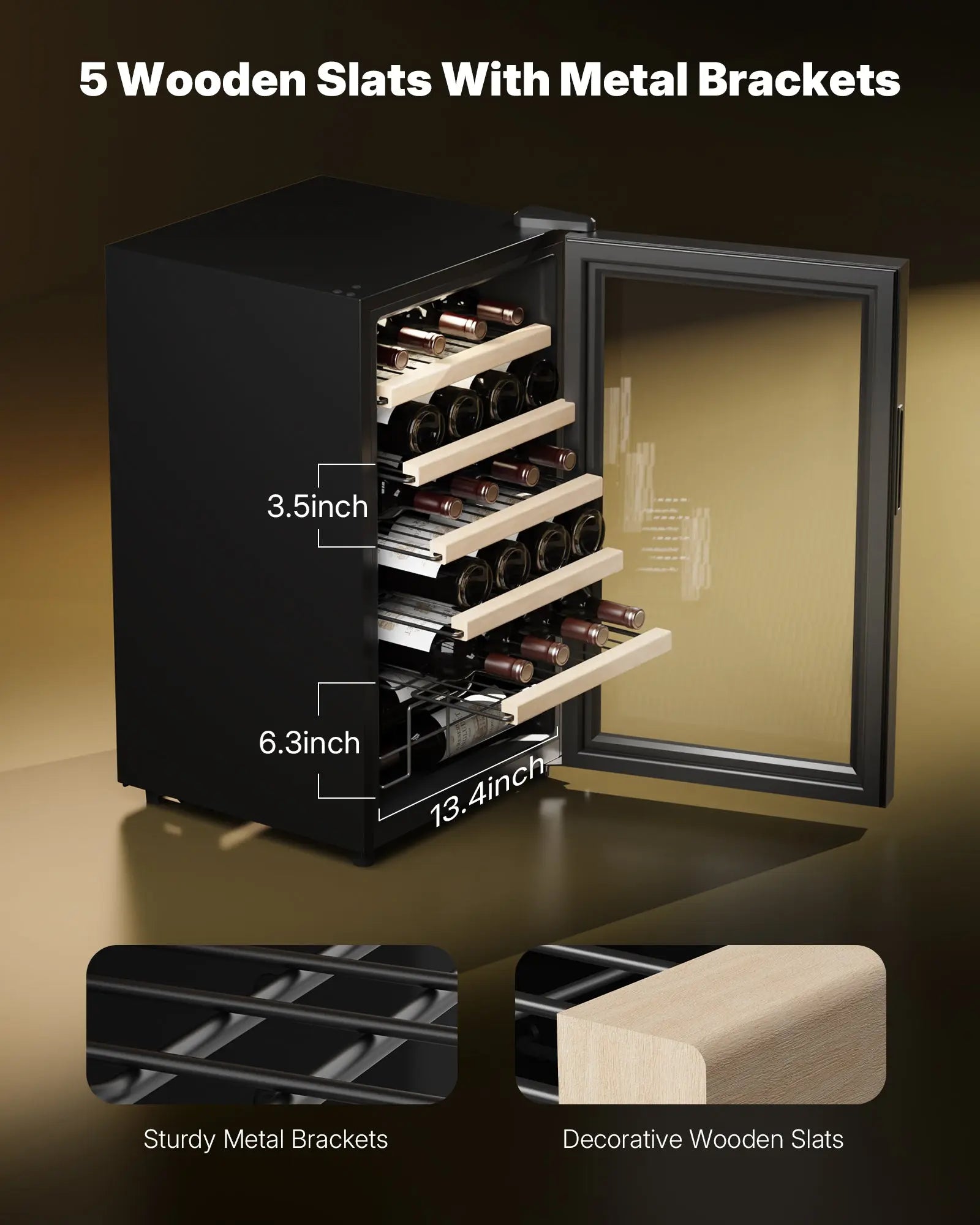 24 Bottle Wine Fridge W24 - Upstreman