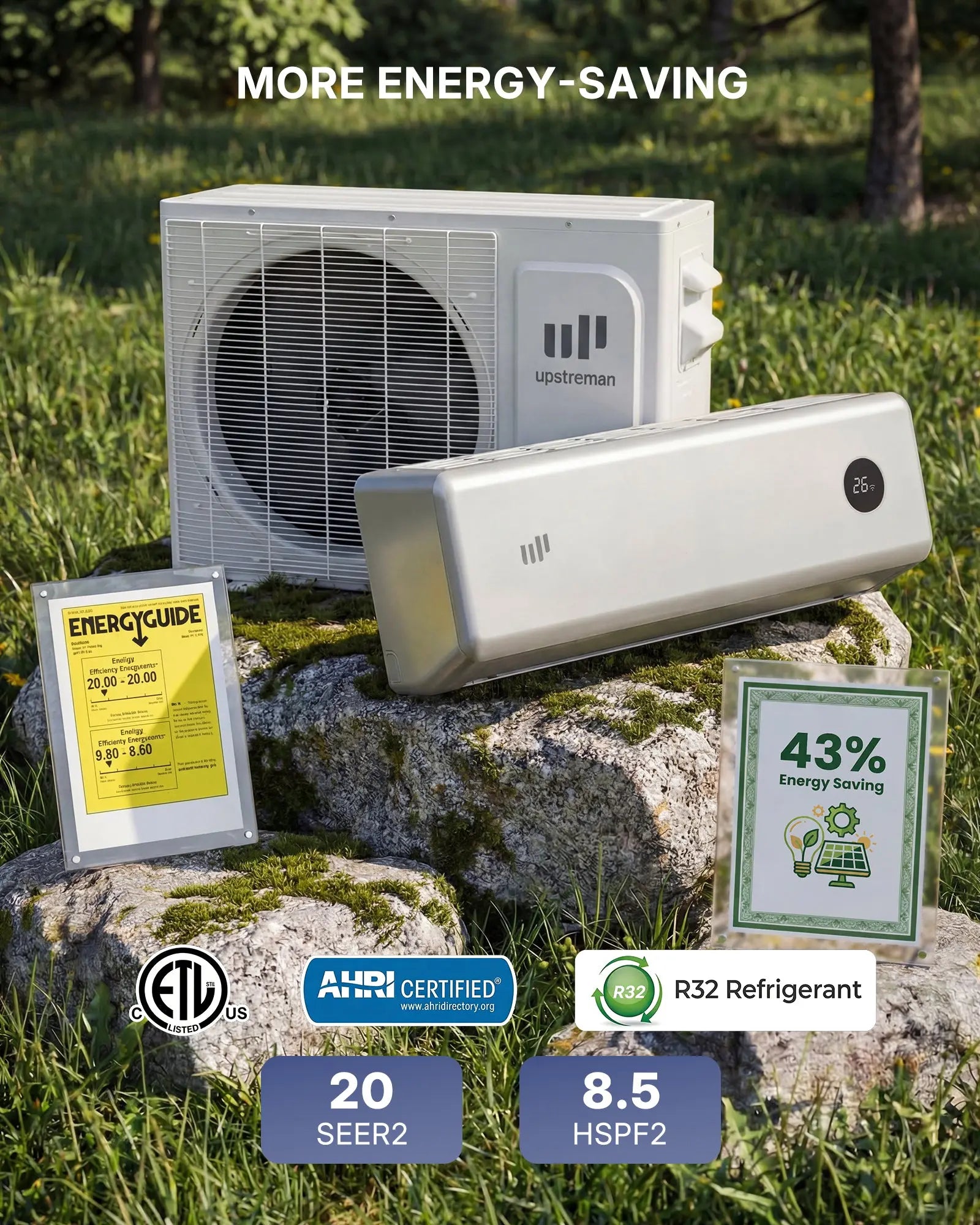 12000 BTU Mini Split Air Conditioner UI12-PRO - Upstreman