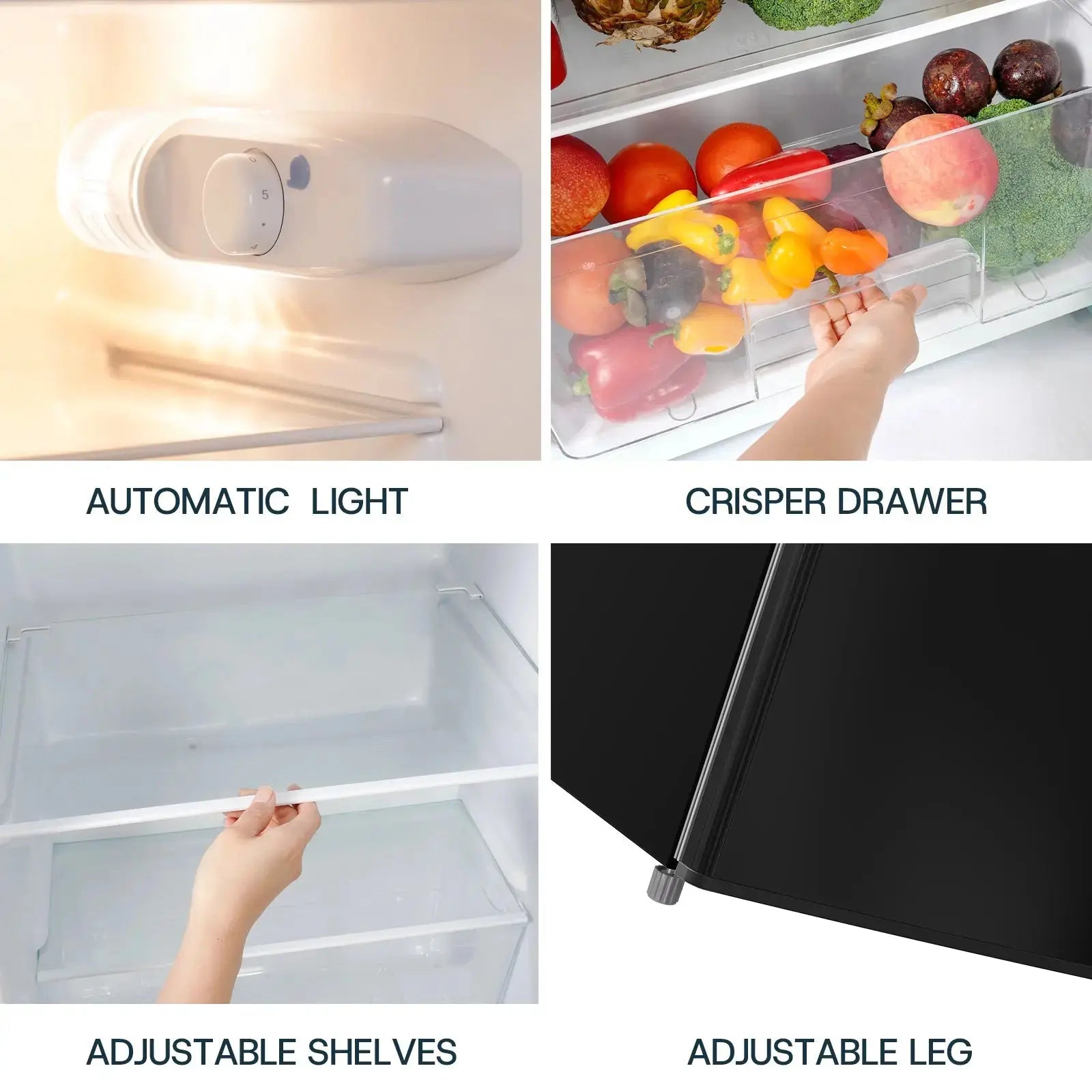 7.7 Cu.Ft. Top-Freezer Refrigerator BD75 Upstreman