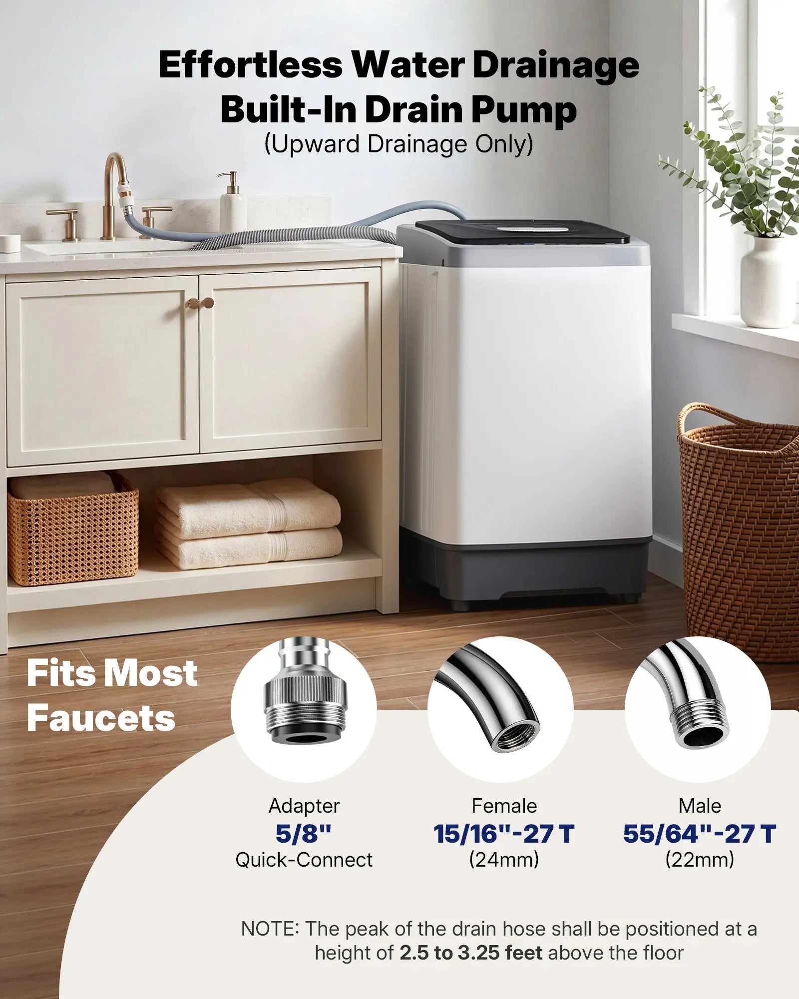 1.38 Cu.Ft. Portable Washing Machine WM138