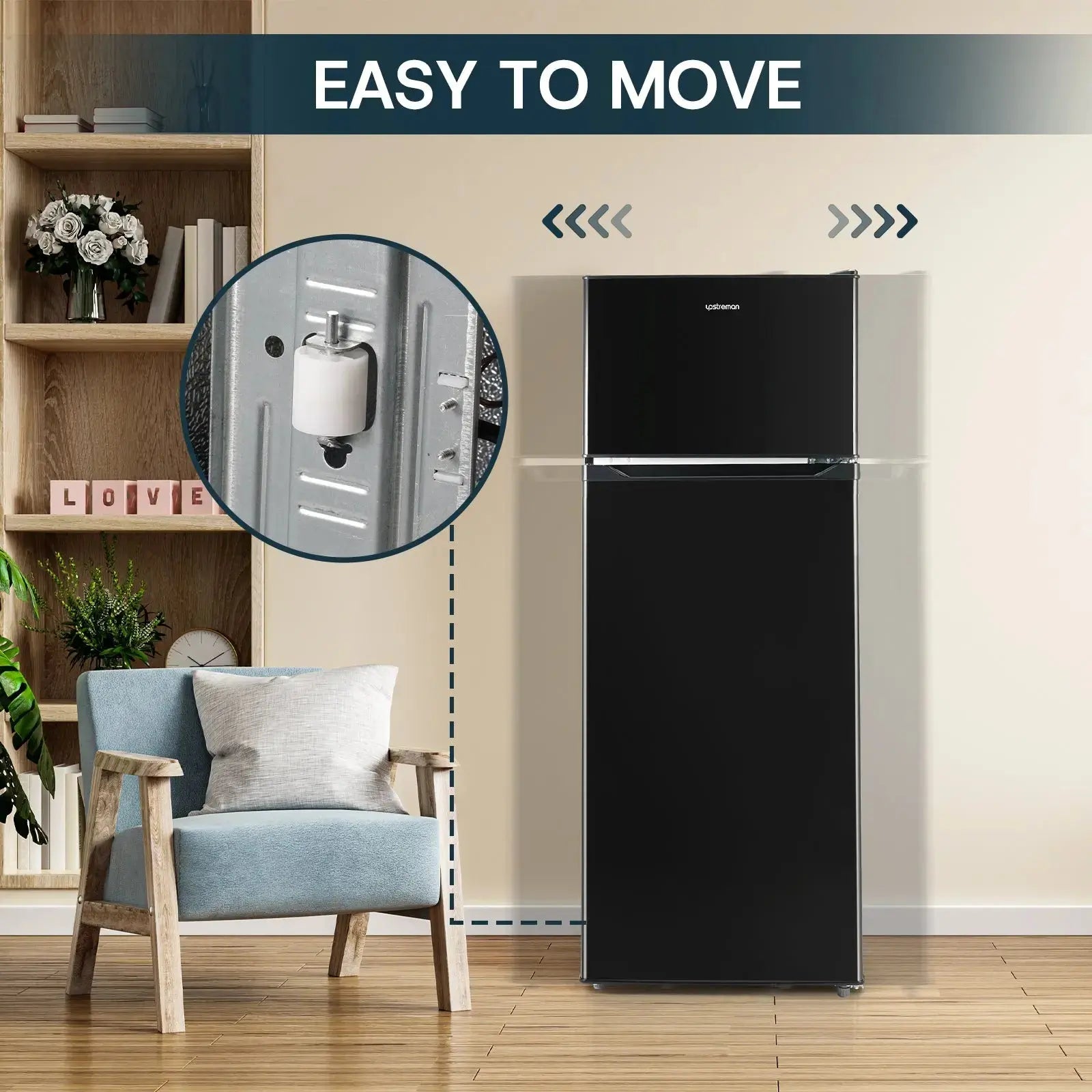 7.7 Cu.Ft. Top-Freezer Refrigerator BD75 Upstreman