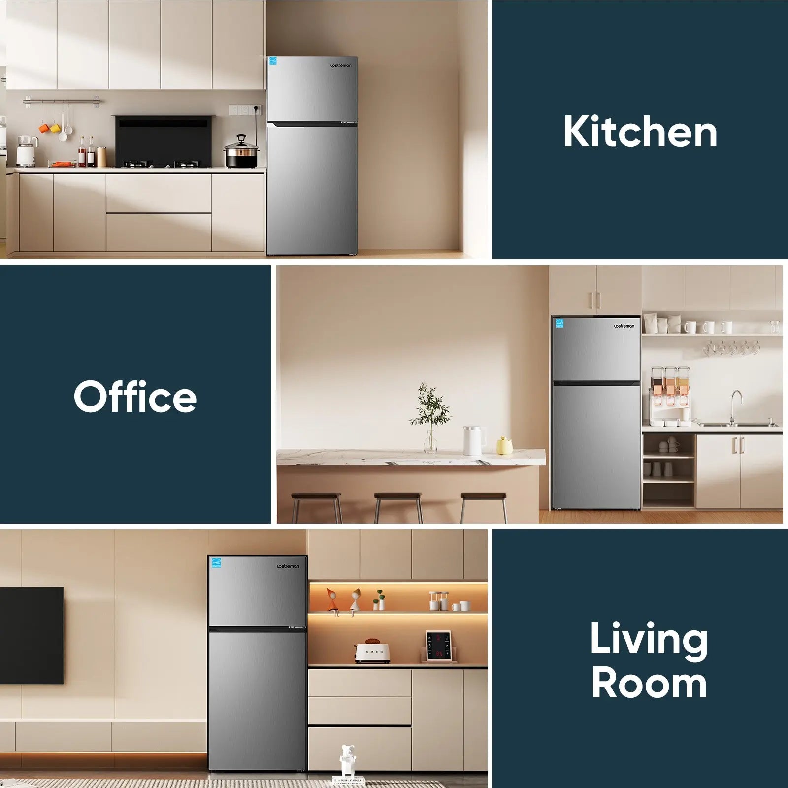 17.6 Cu.Ft. Top-Freezer Refrigerator BD176 - Upstreman