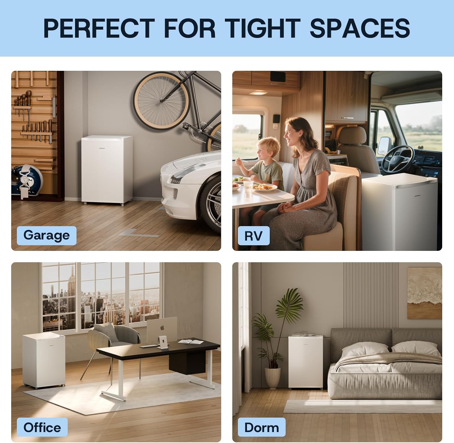 3 Cu.Ft Capacity & Compact Design